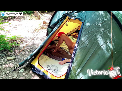 ❤️ Filmed on camera Passionate jerk off Stranger in a tent ❌ Anal video at us ❌️❤