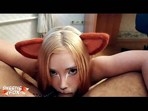 ❤️ Kitsune swallow dick and cum in her mouth ❌ Anal video at us ❌️❤